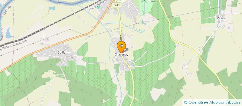 localisation de l'entreprise MONSIEUR LUCIEN CHOMETON  VILLENEUVE-LE-COMTE