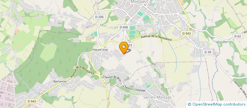 localisation de l'entreprise MONSIEUR LUCIEN CIVILETTI  MORLAAS