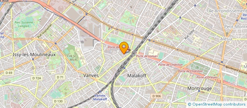 localisation de l'entreprise MONSIEUR LUCIEN COLIN  VANVES