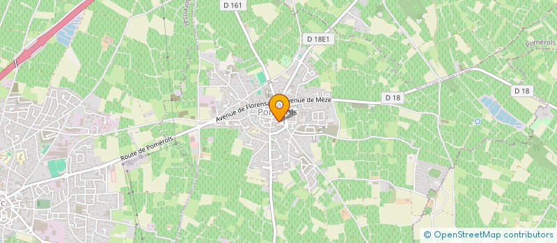 localisation de l'entreprise MONSIEUR LUCIEN COLOMBIER  POMEROLS