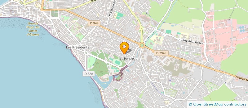 localisation de l'entreprise MONSIEUR LUCIEN COLSON à LES SABLES D'OLONNE