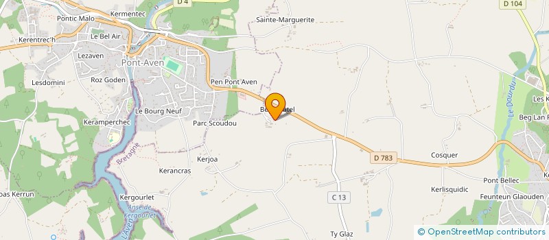 localisation de l'entreprise MONSIEUR LUCIEN CORD'HOMME  RIEC-SUR-BELON