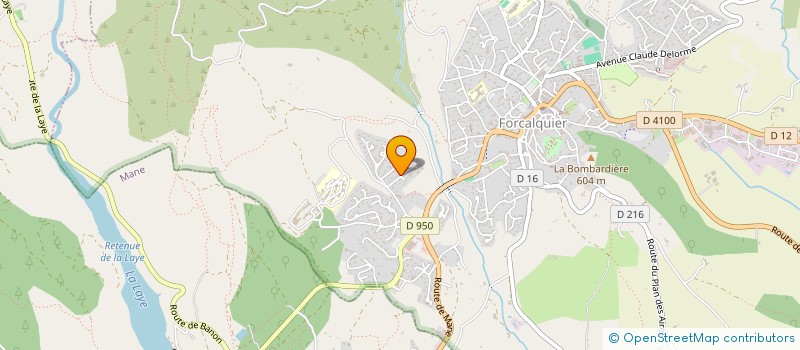 localisation de l'entreprise MONSIEUR LUCIEN CORTAIX  FORCALQUIER