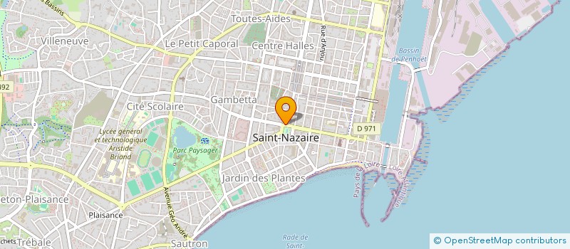 localisation de l'entreprise MONSIEUR LUCIEN COSSEC à SAINT-NAZAIRE