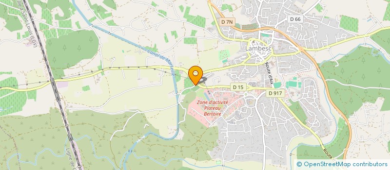 localisation de l'entreprise MONSIEUR LUCIEN COTTE  LAMBESC