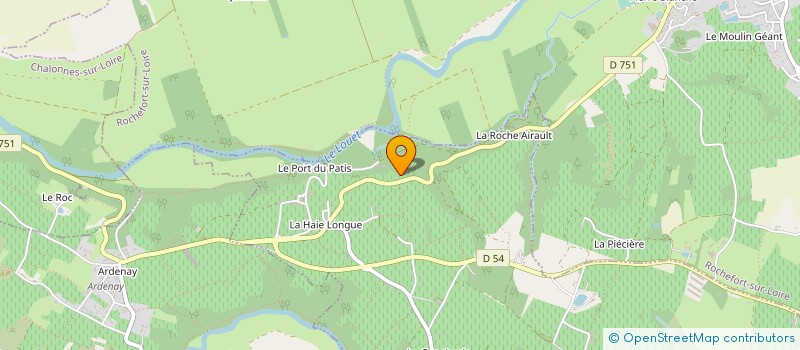 localisation de l'entreprise MONSIEUR LUCIEN COTTENCEAU  CHEMILLE-EN-ANJOU