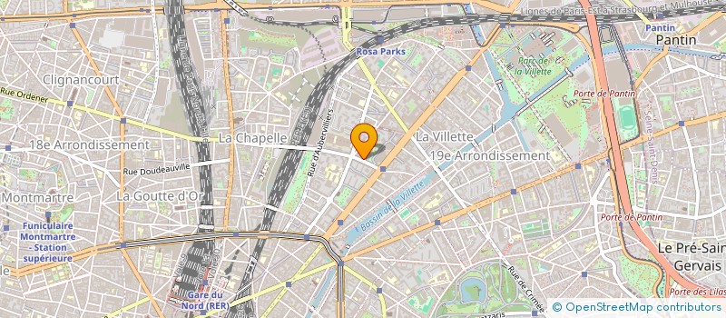 localisation de l'entreprise MONSIEUR LUCIEN COTTIN  PARIS