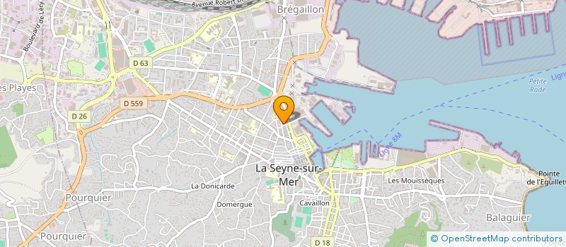 localisation de l'entreprise MONSIEUR LUCIEN COURCHET  LA SEYNE SUR MER