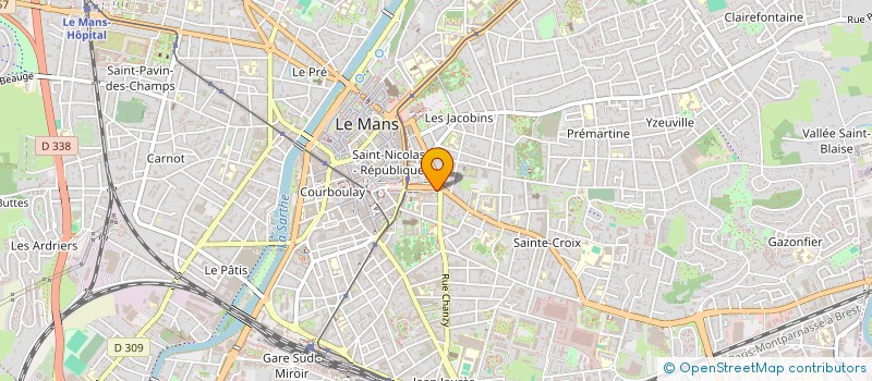 localisation de l'entreprise MONSIEUR LUCIEN COUREAU à LE MANS