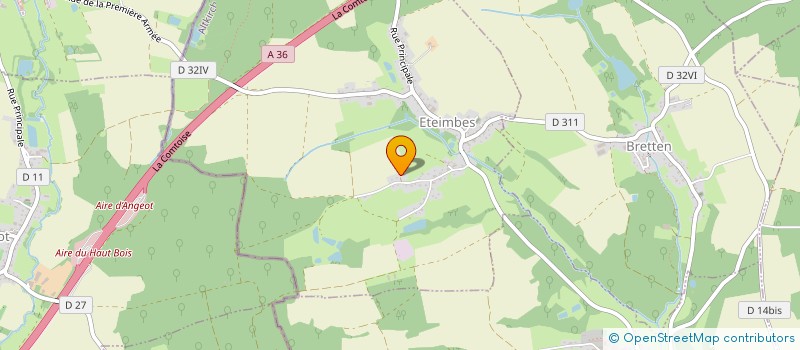 localisation de l'entreprise MONSIEUR LUCIEN COUSY  ETEIMBES