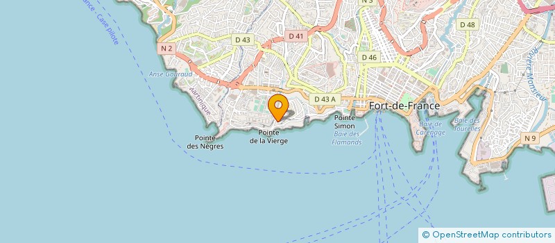 localisation de l'entreprise MONSIEUR LUCIEN COUTAMA à FORT-DE-FRANCE