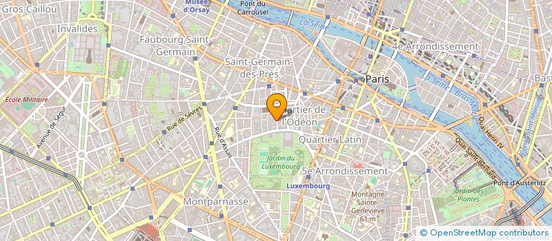 localisation de l'entreprise MONSIEUR LUCIEN COUTAUD  PARIS