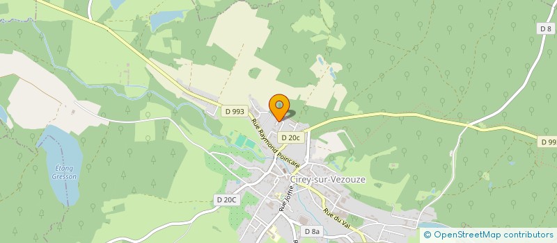 localisation de l'entreprise MONSIEUR LUCIEN CROPSAL à CIREY-SUR-VEZOUZE