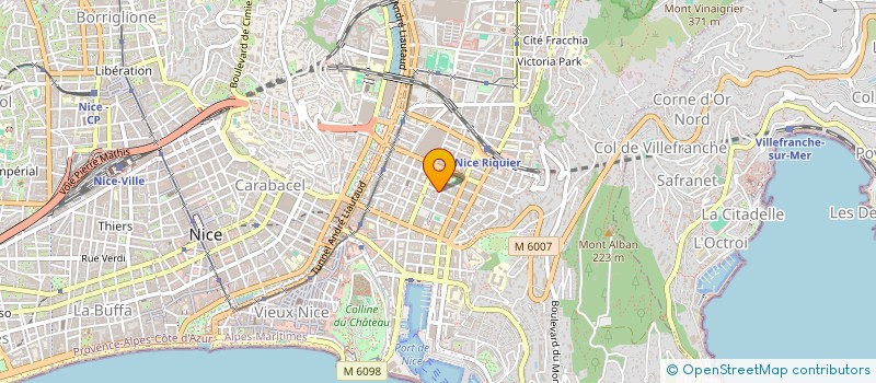 localisation de l'entreprise MONSIEUR LUCIEN DALMASSO  NICE