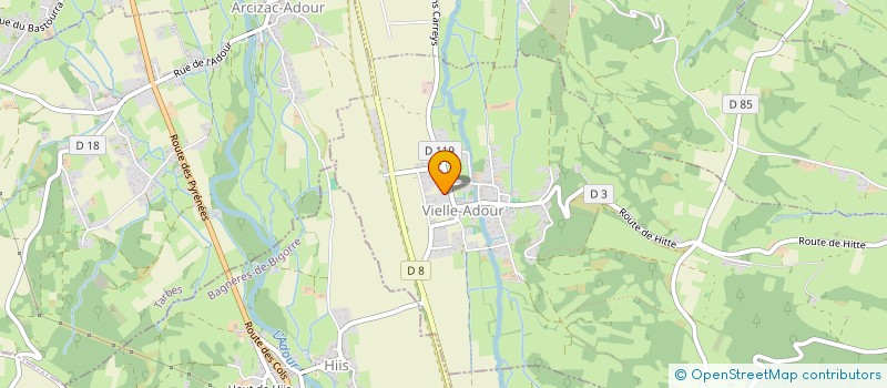 localisation de l'entreprise MONSIEUR LUCIEN DANOS  VIELLE-ADOUR