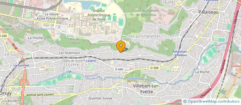 localisation de l'entreprise MONSIEUR LUCIEN DAUBRESSE  PALAISEAU