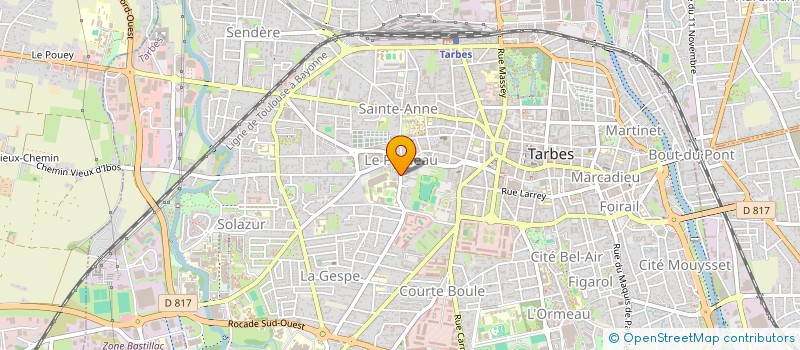 localisation de l'entreprise MONSIEUR LUCIEN DAZAYOUS  TARBES