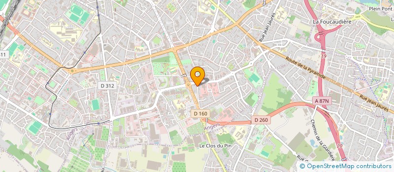 localisation de l'entreprise MONSIEUR LUCIEN DEJEAN à ANGERS