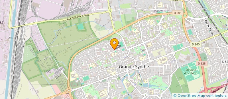 localisation de l'entreprise MONSIEUR LUCIEN DEJONCKEERE à GRANDE-SYNTHE