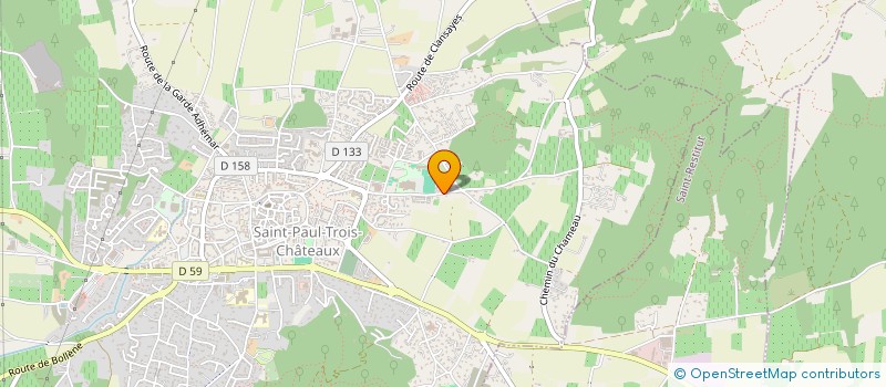 localisation de l'entreprise MONSIEUR LUCIEN DEL PAPA  SAINT-PAUL-TROIS-CHATEAUX