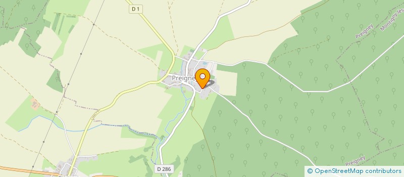 localisation de l'entreprise MONSIEUR LUCIEN DELAITRE  PREIGNEY