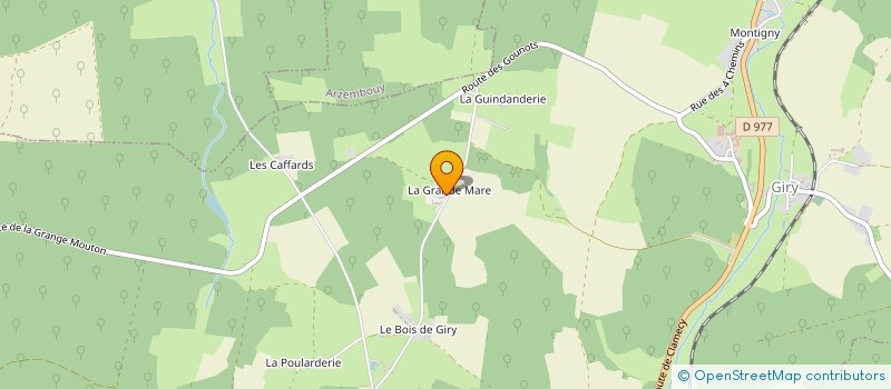 localisation de l'entreprise MONSIEUR LUCIEN DELANOUE à GIRY