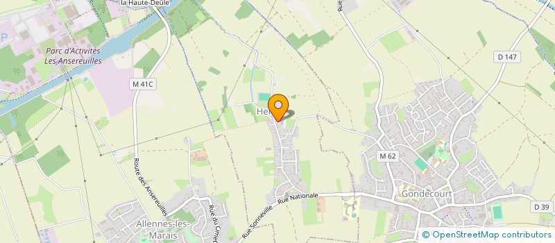 localisation de l'entreprise MONSIEUR LUCIEN DELASSUS  HERRIN