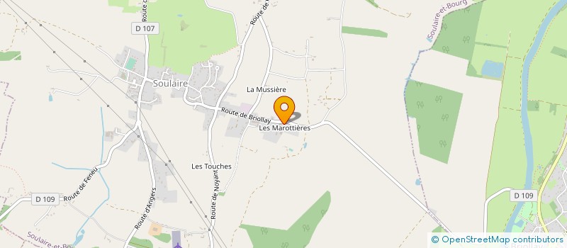 localisation de l'entreprise MONSIEUR LUCIEN DELAUNAI  SOULAIRE-ET-BOURG