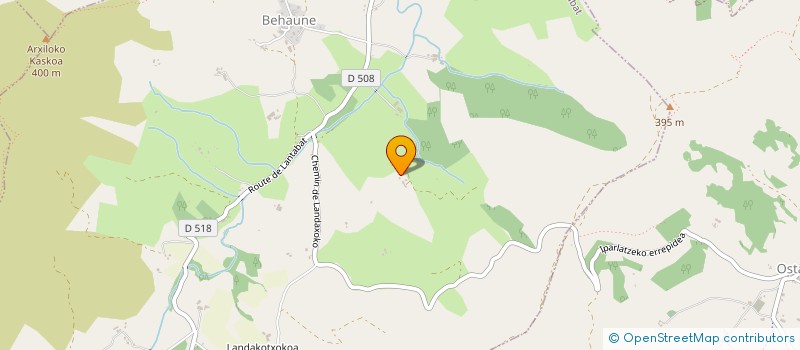 localisation de l'entreprise MONSIEUR LUCIEN DELGUE à ARMENDARITS