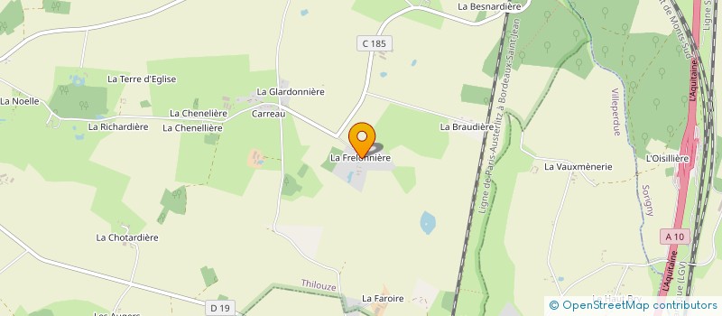 localisation de l'entreprise MONSIEUR LUCIEN DELHOMMAIS  THILOUZE