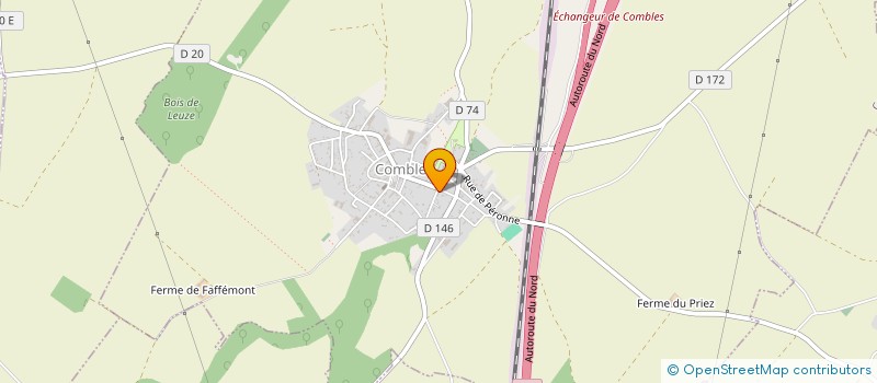localisation de l'entreprise MONSIEUR LUCIEN DELOMMEZ à COMBLES