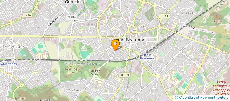 localisation de l'entreprise MONSIEUR LUCIEN DESPREZ à HENIN-BEAUMONT