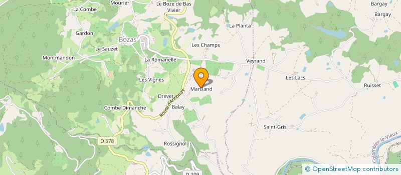 localisation de l'entreprise MONSIEUR LUCIEN DEYGAS à SAINT-VICTOR