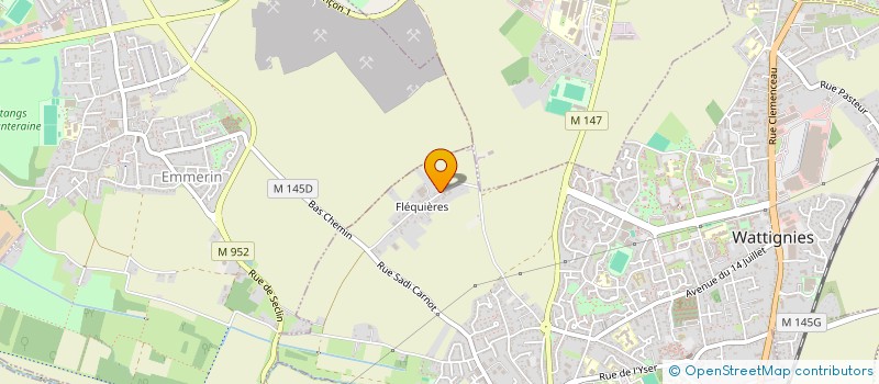 localisation de l'entreprise MONSIEUR LUCIEN DHEEDENE  WATTIGNIES