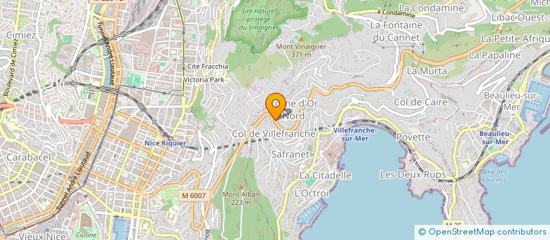 localisation de l'entreprise MONSIEUR LUCIEN DI LAZZARO à VILLEFRANCHE-SUR-MER