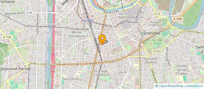 localisation de l'entreprise MONSIEUR LUCIEN DOS SANTOS  GRENOBLE