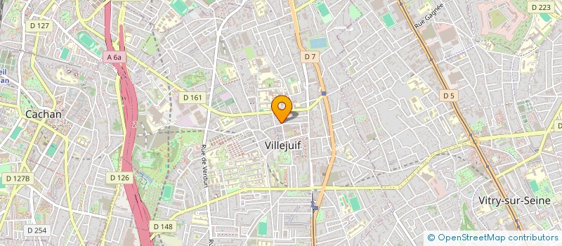 localisation de l'entreprise MONSIEUR LUCIEN DROUIN à VILLEJUIF
