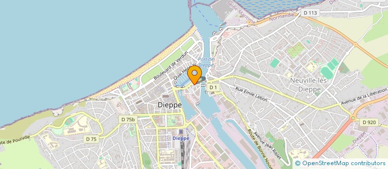 localisation de l'entreprise MONSIEUR LUCIEN DUBOIS à DIEPPE