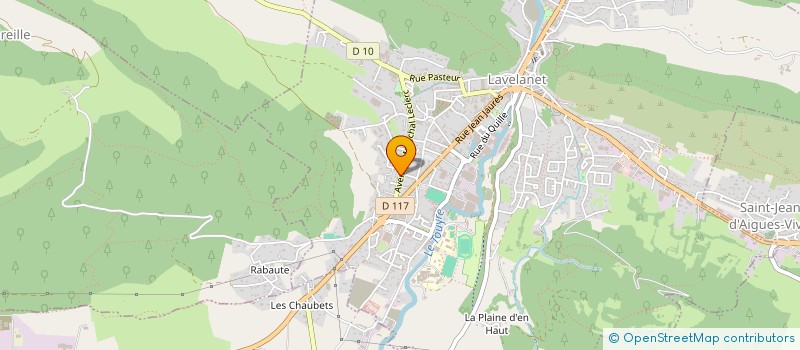 localisation de l'entreprise MONSIEUR LUCIEN DUNAC à LAVELANET