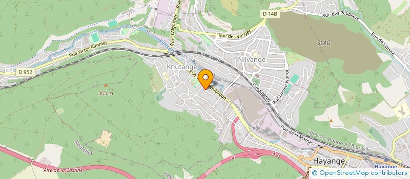 localisation de l'entreprise MONSIEUR LUCIEN DUPOUY  KNUTANGE