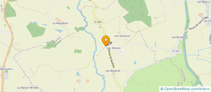 localisation de l'entreprise MONSIEUR LUCIEN DURANTET  SAINT-LEGER-SUR-VOUZANCE