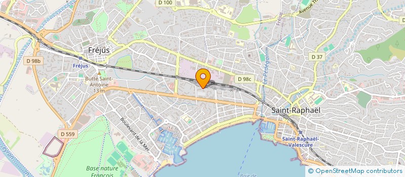 localisation de l'entreprise MONSIEUR LUCIEN DUVAL à FREJUS