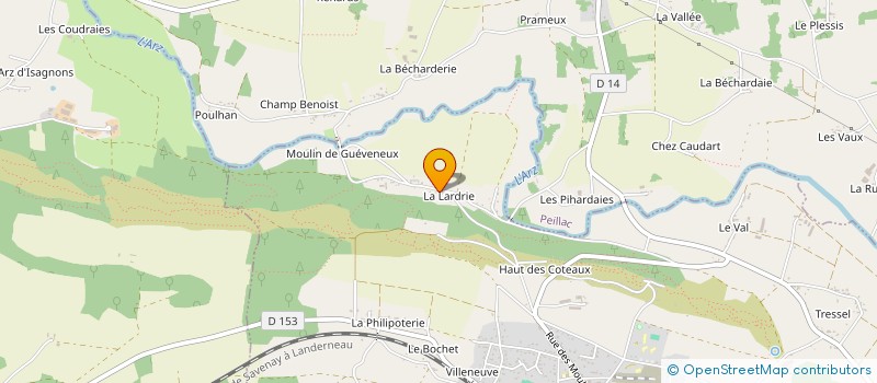 localisation de l'entreprise MONSIEUR LUCIEN DUVAL  SAINT-JACUT-LES-PINS