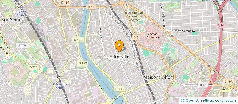 localisation de l'entreprise MONSIEUR LUCIEN DUYTSCHAVER  ALFORTVILLE