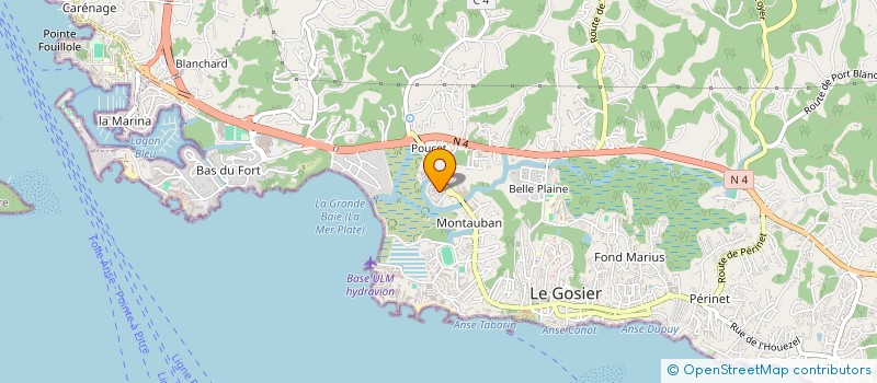 localisation de l'entreprise MONSIEUR LUCIEN FALLA à LE GOSIER