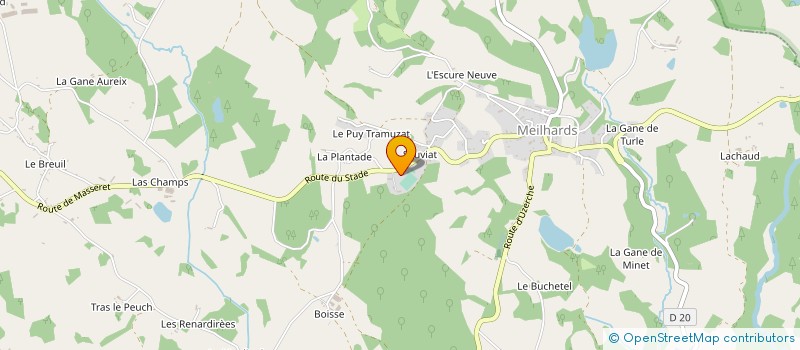 localisation de l'entreprise MONSIEUR LUCIEN FARGES à MEILHARDS