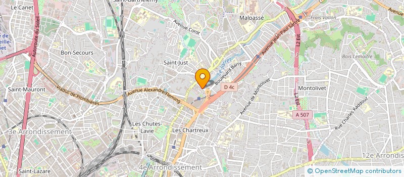 localisation de l'entreprise MONSIEUR LUCIEN FERRATO à MARSEILLE