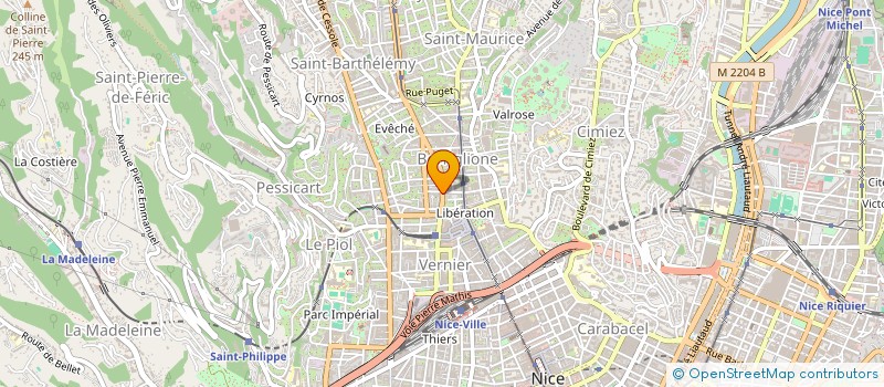 localisation de l'entreprise MONSIEUR LUCIEN FERRERO à NICE
