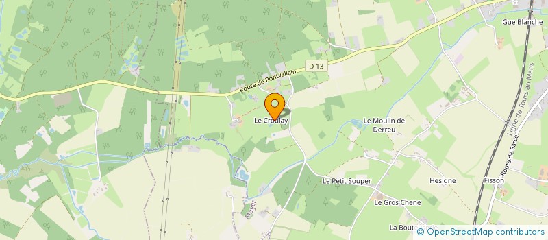 localisation de l'entreprise MONSIEUR LUCIEN FOUQUE  SARCE