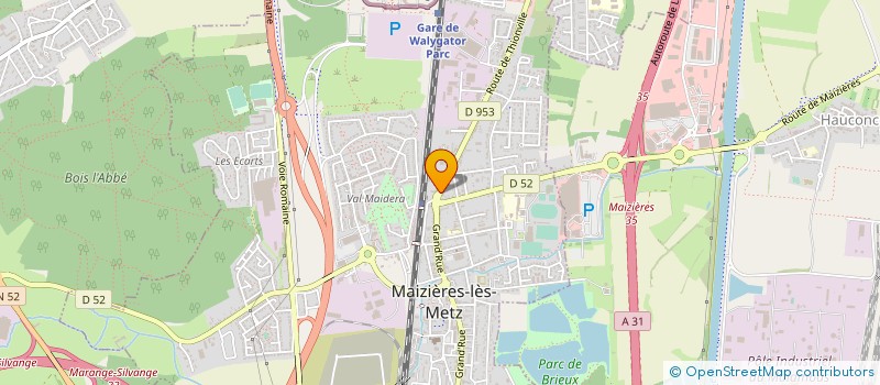 localisation de l'entreprise MONSIEUR LUCIEN FOUSSE à MAIZIERES-LES-METZ
